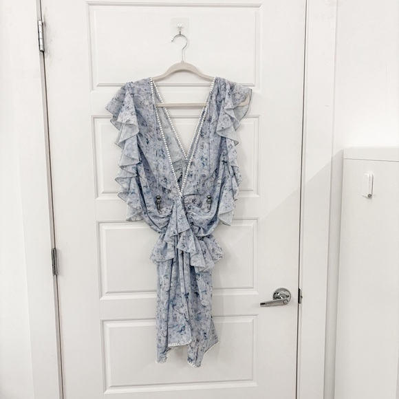 IXIAH Ruffle Tassel Mini Dress - Picture 4 of 8